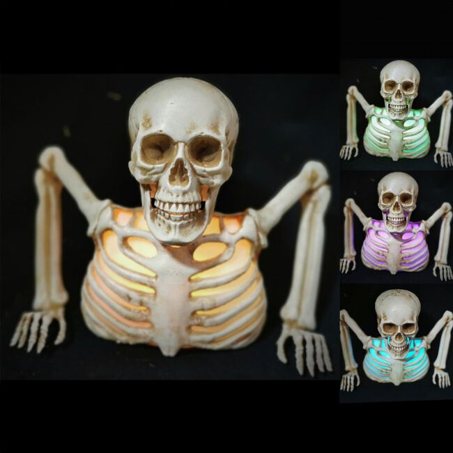 8" Colour Changing Light Up Skeleton Groundbreaker